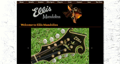 Desktop Screenshot of ellismandolins.com